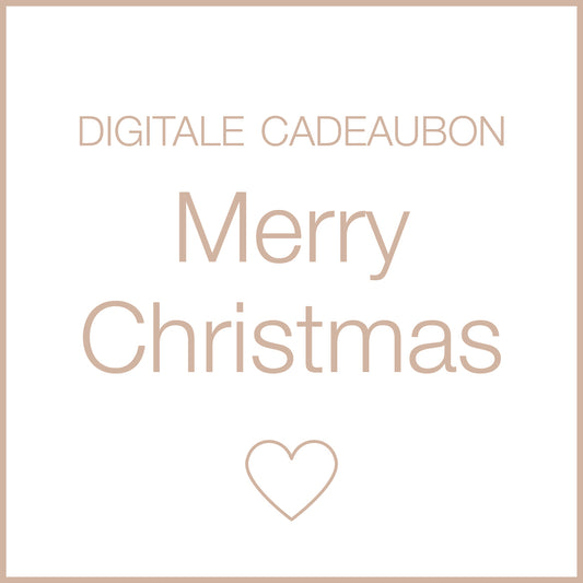 Digitale cadeaubon - Merry Christmas